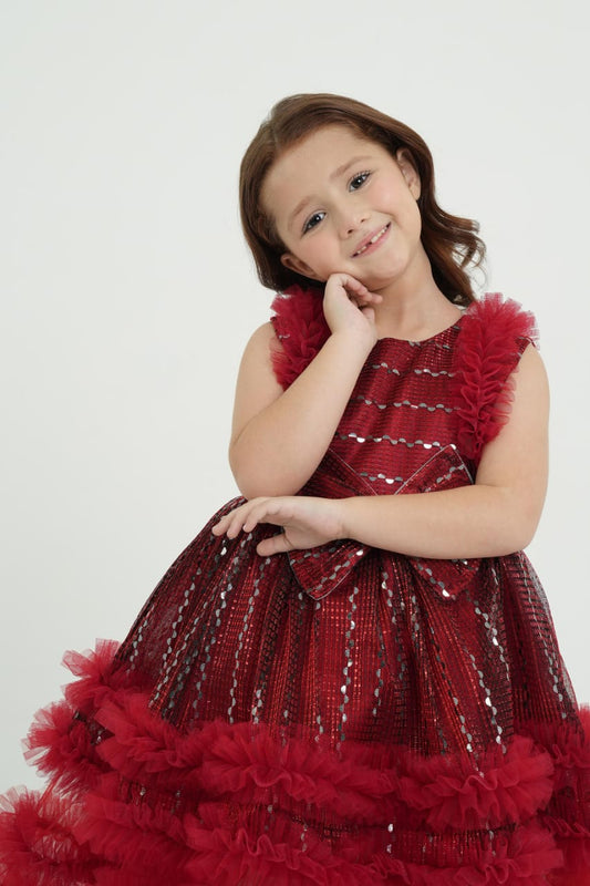 Fairy Frocks( Red ) Premium Quality